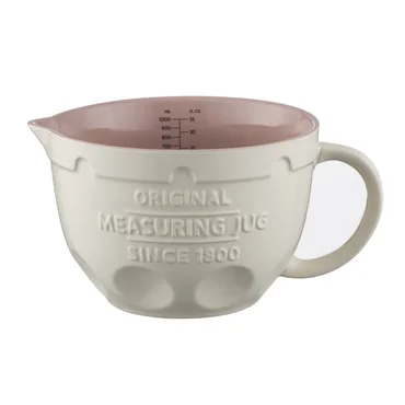 Mason Cash Keramická odměrka Innovative Kitchen,1l, bílá/růžová