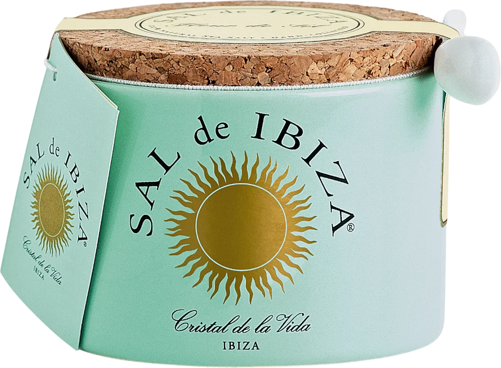 Sůl fleur de sel, keramická dóza, 150 g