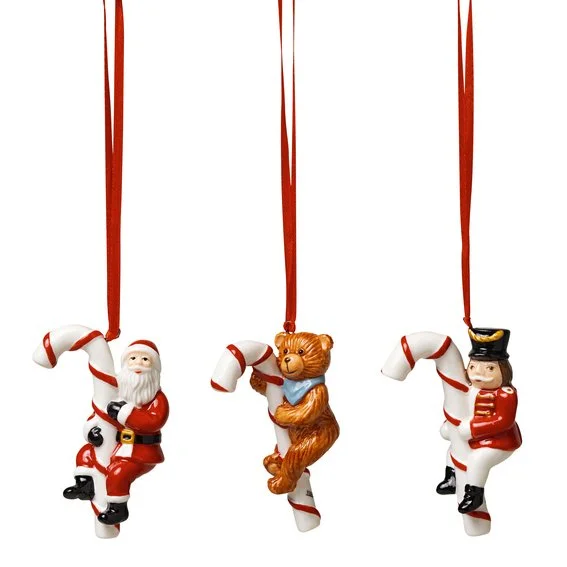 Nostalgic Ornaments vánoční závěsná dekorace, cukrová lízátka, 3 ks