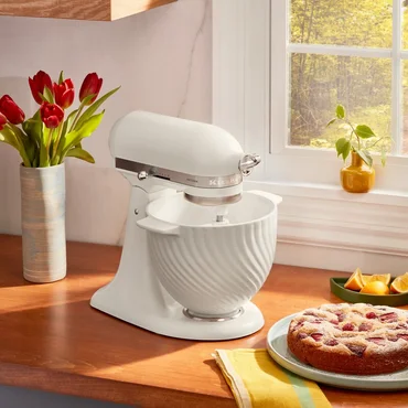 KitchenAid Keramická mísa 4,83l, Sněhová pusinka, krémová