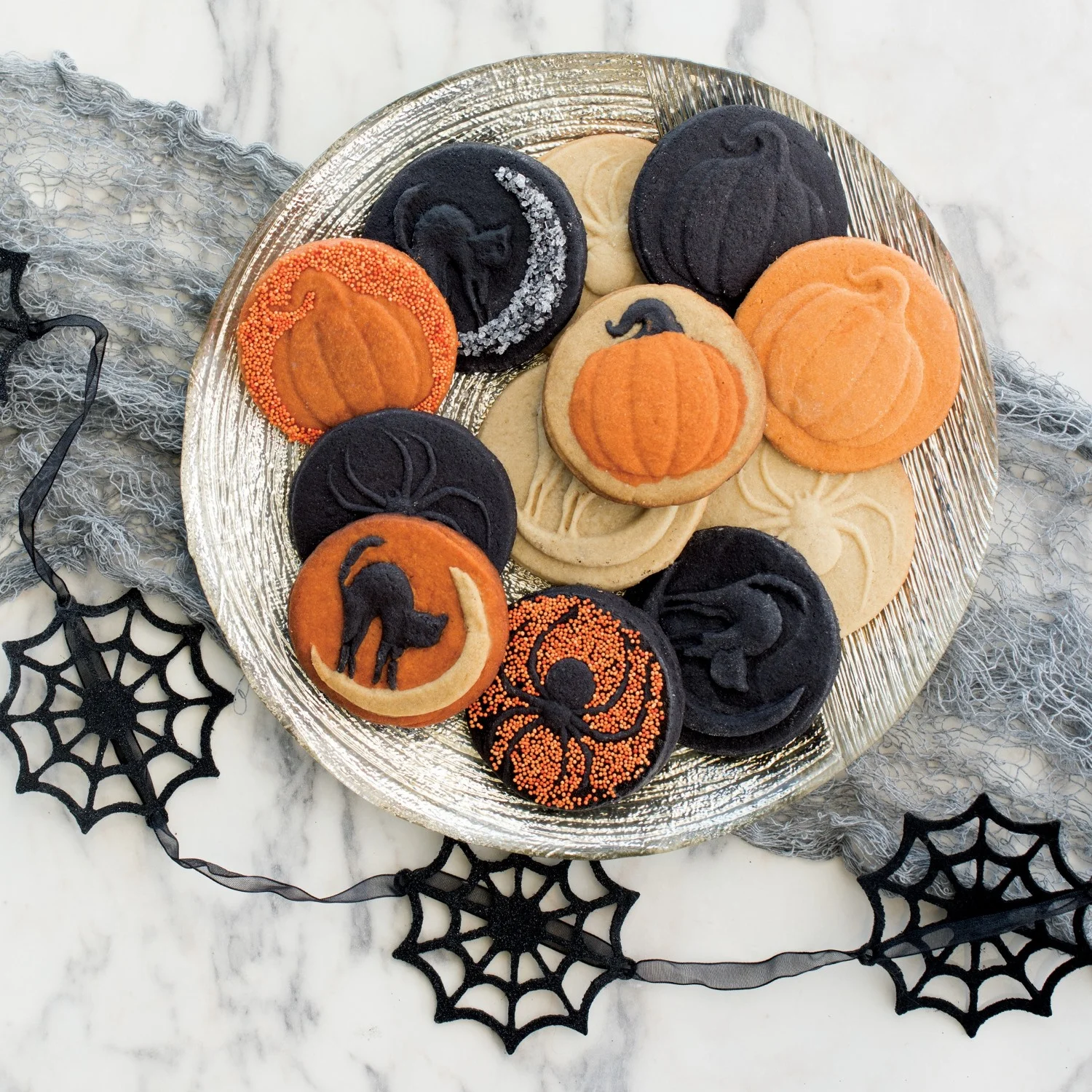 Halloweenské sušenky 